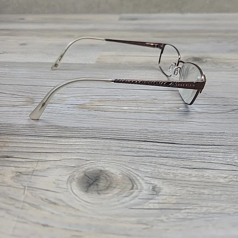 Anne Klein Eyeglasses AK 5048 208 Mocha 49-17-135‎ Frames Only Metal Full Rim